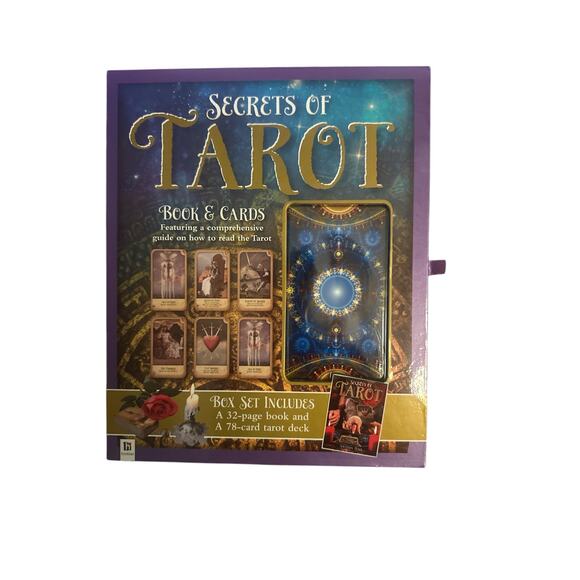 NEW Hinkler Amanda Hall Secrets of Tarot 32 Pg Book & 78 Cards Deck Box Set
